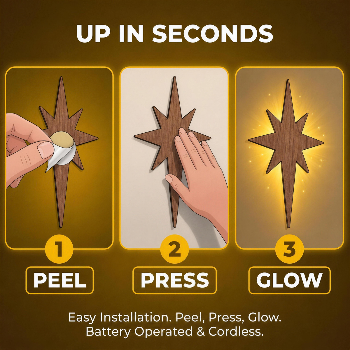 Nativity Press On