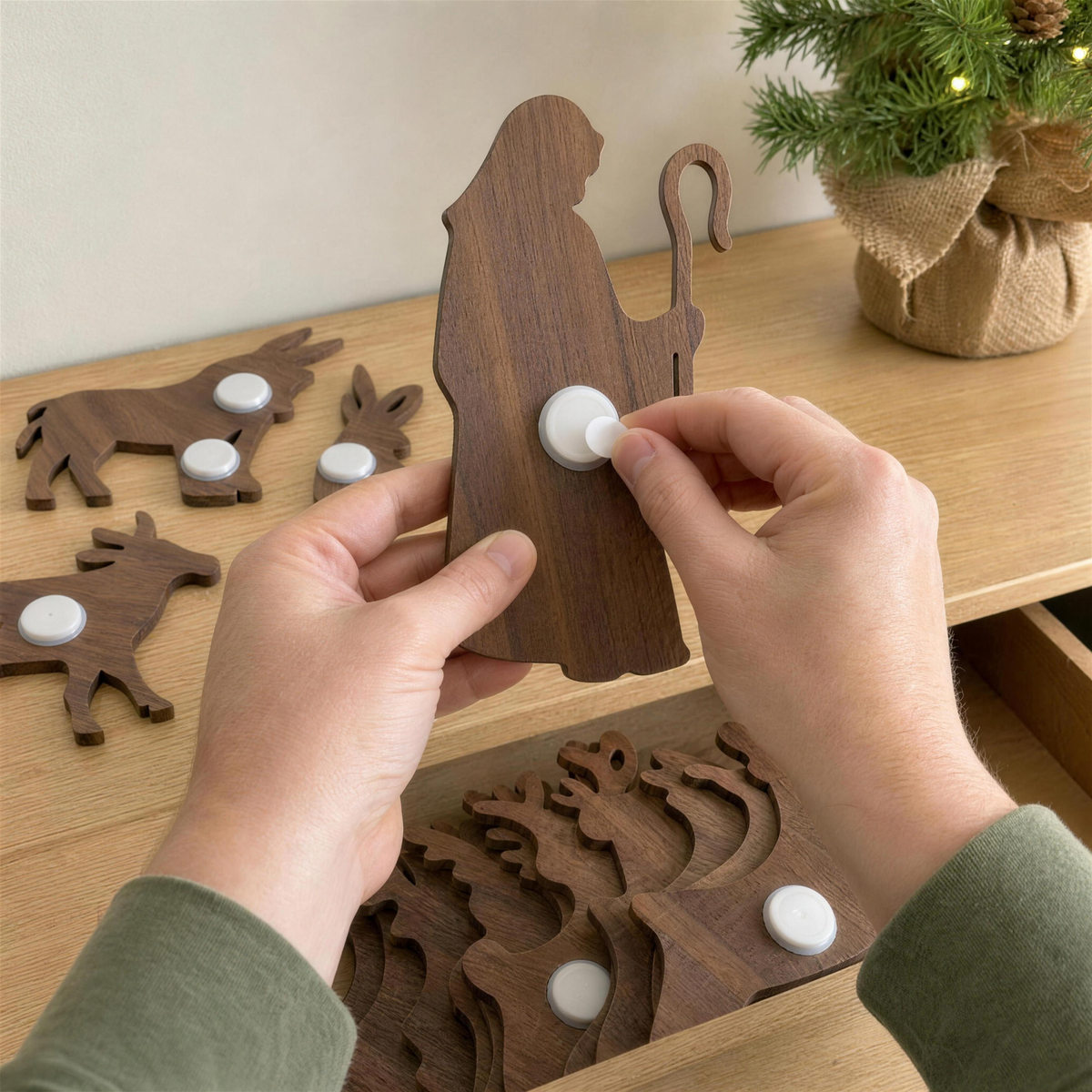 Nativity Press On